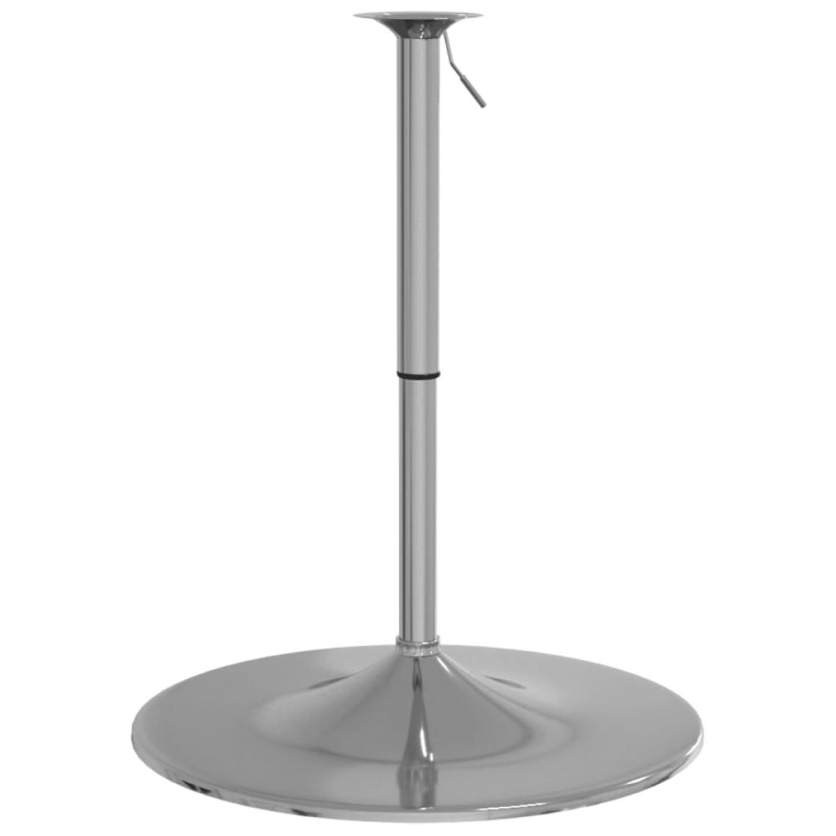 Base de mesa alta de bar acero cromado 45x90 cm