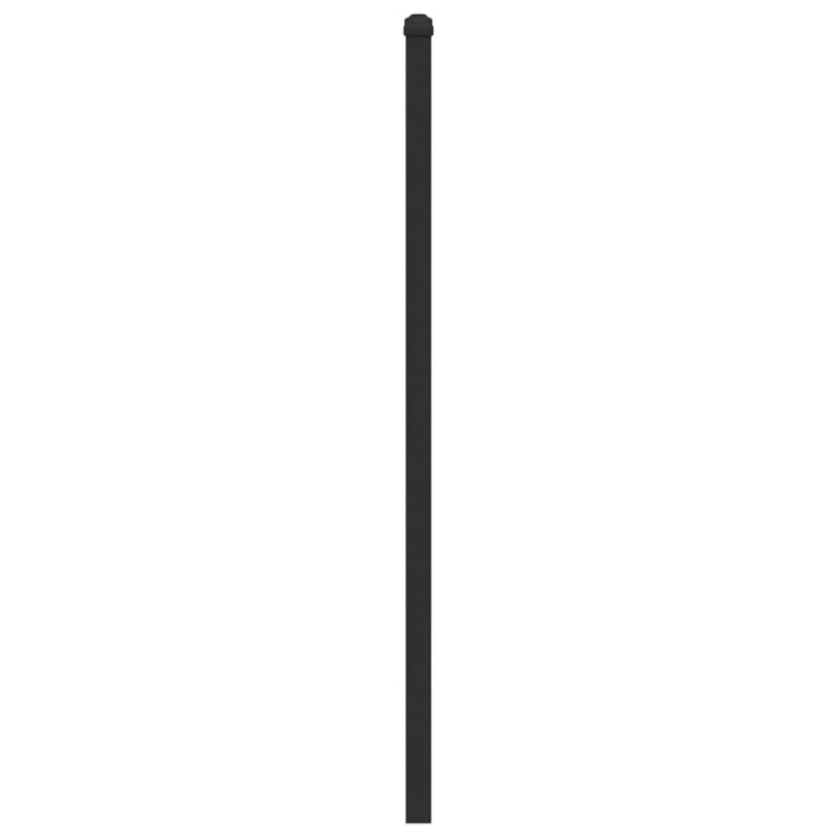 Cabecero de madera de ingeniería y acero roble ahumado 150 cm
