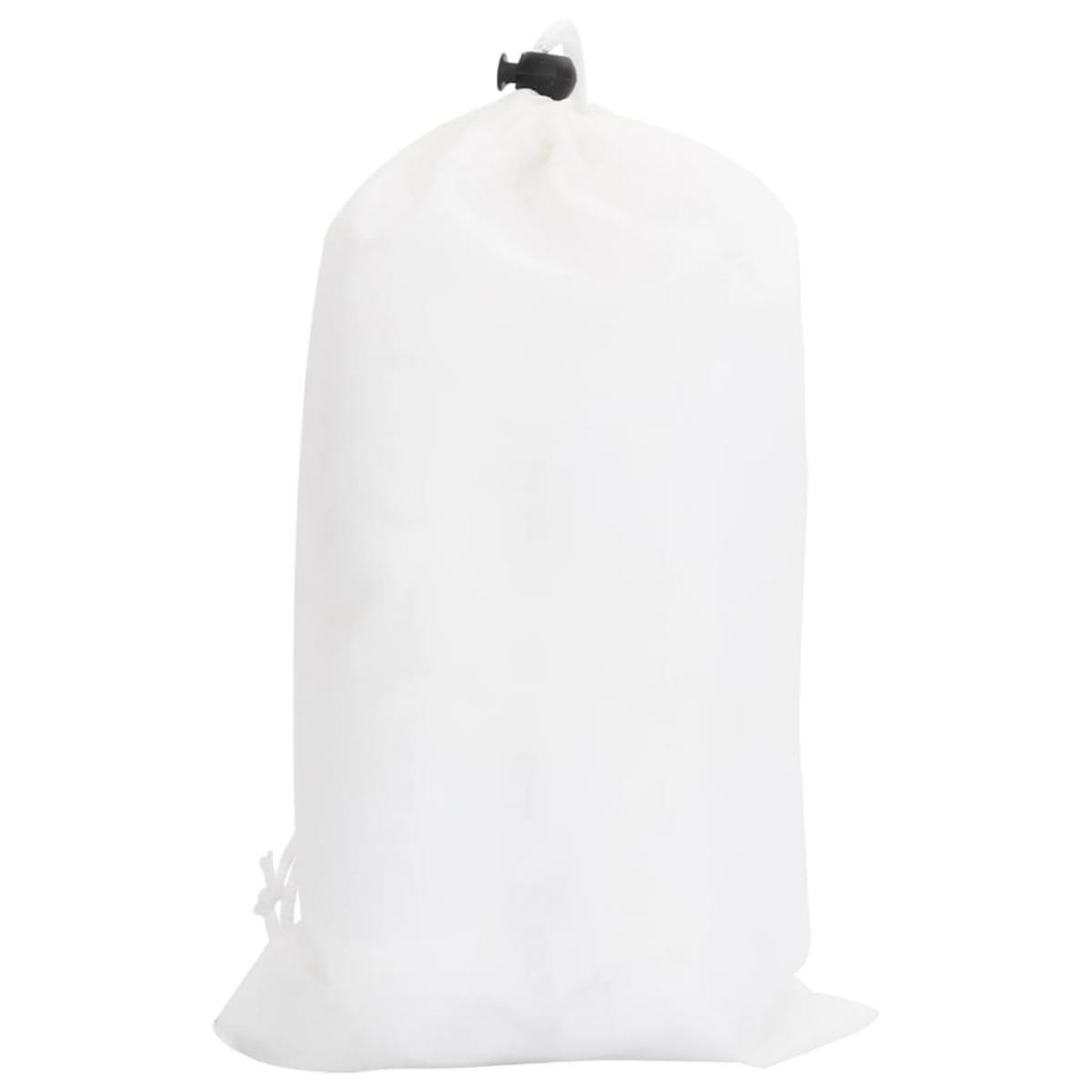 Red de camuflaje con bolsa de almacenamiento blanco 708x423 cm