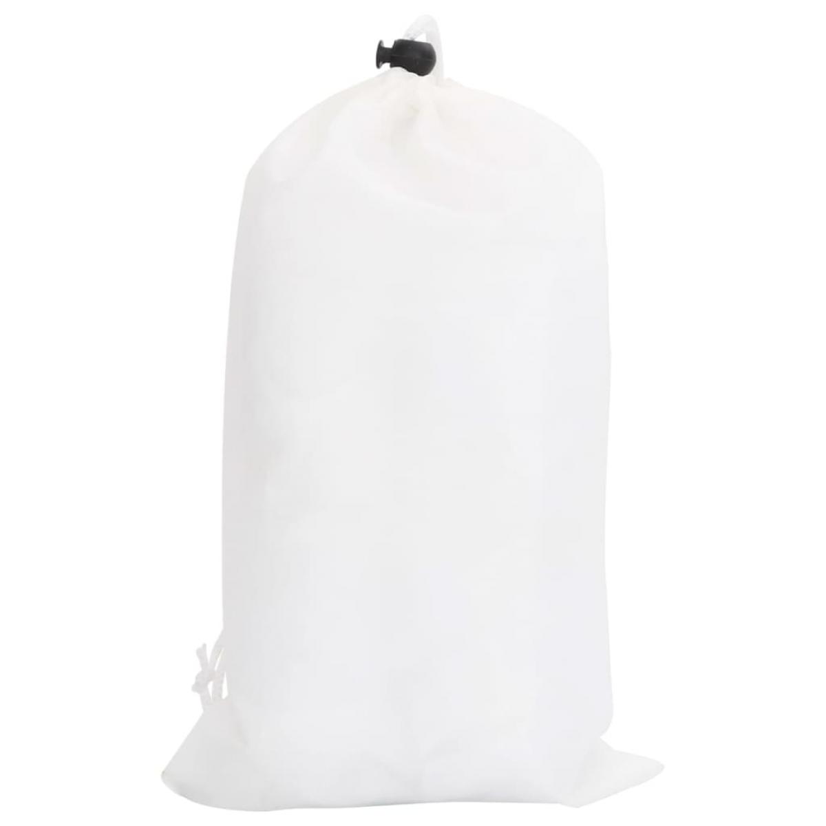 Red de camuflaje con bolsa de almacenamiento blanco 729x602 cm
