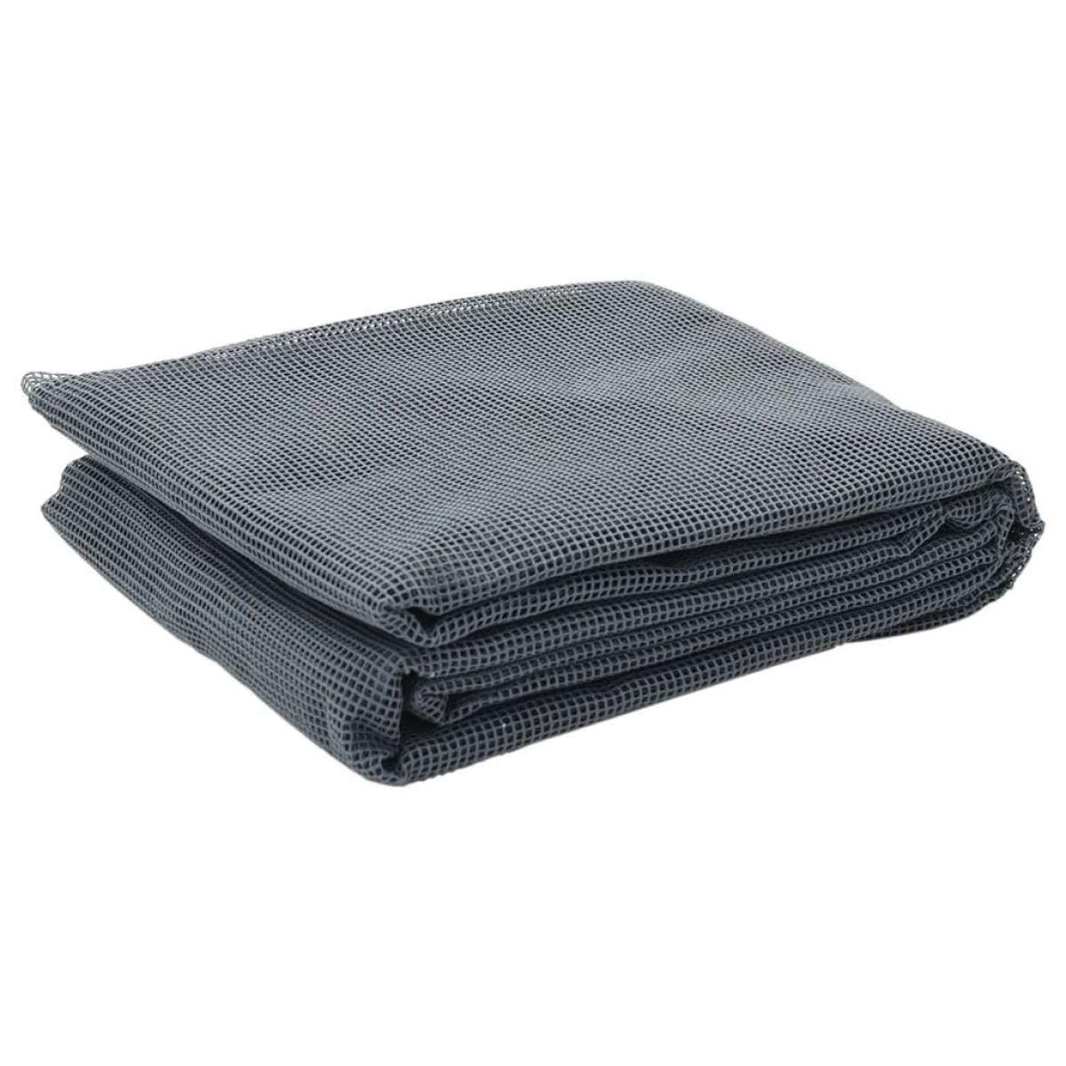 Alfombrilla de camping gris antracita 3x2,5 m