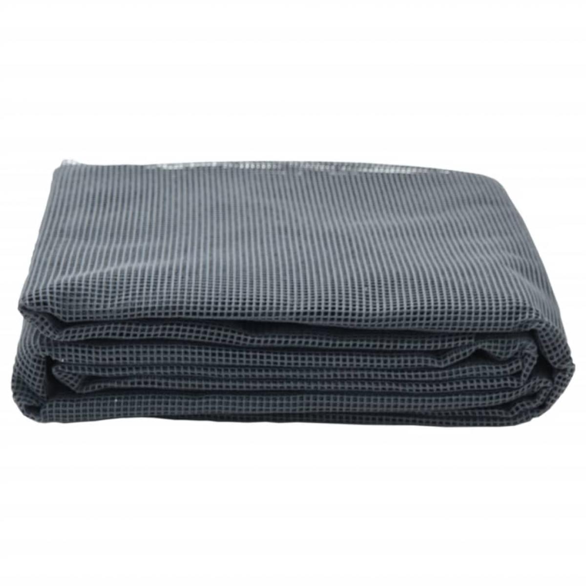 Alfombrilla de camping gris antracita 3x2,5 m