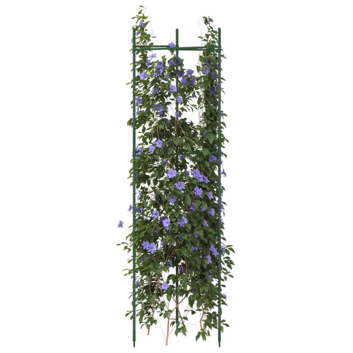 Tutor para tomates 2 unidades acero y PP 116 cm