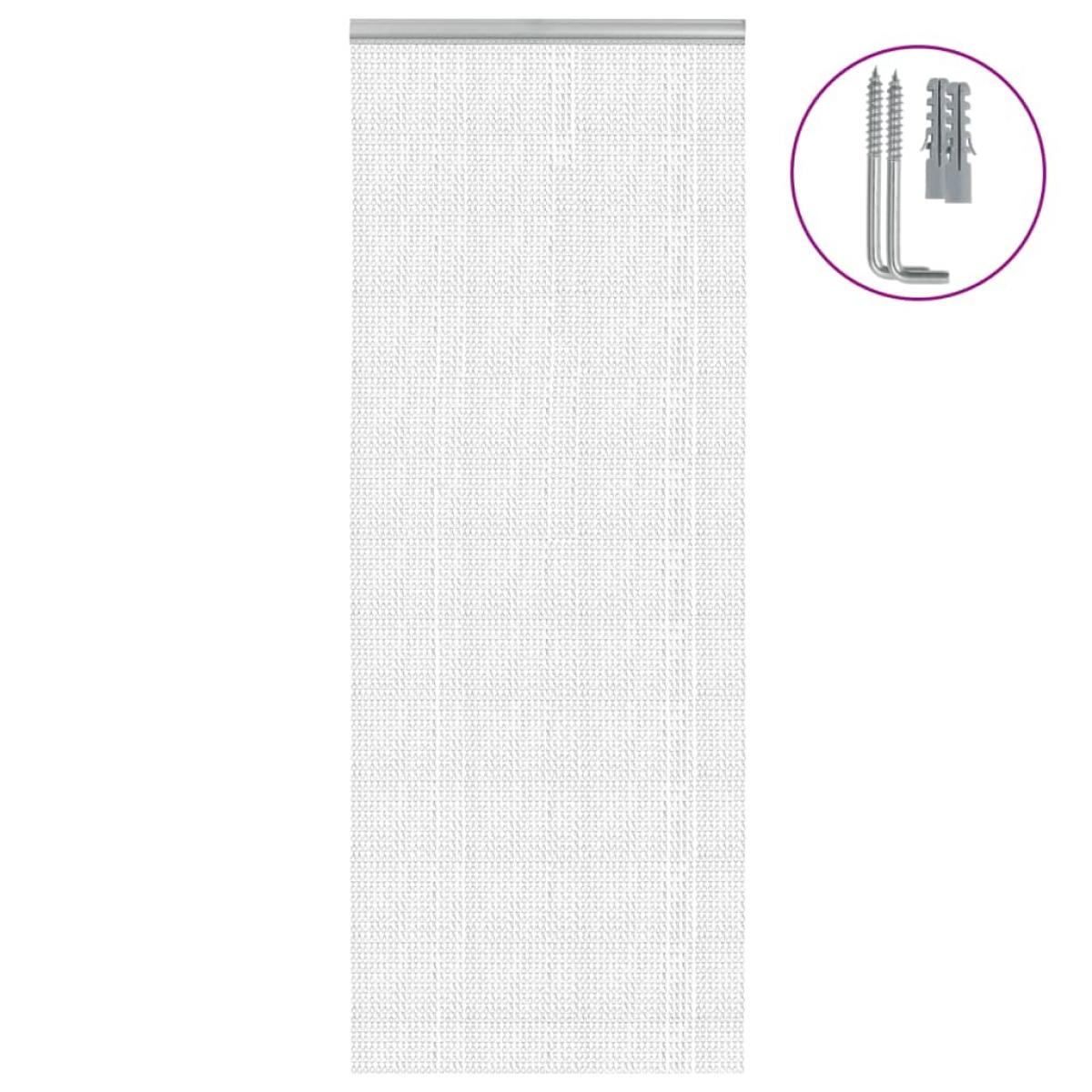 Mosquitera de cadena para puerta aluminio 80x201 cm