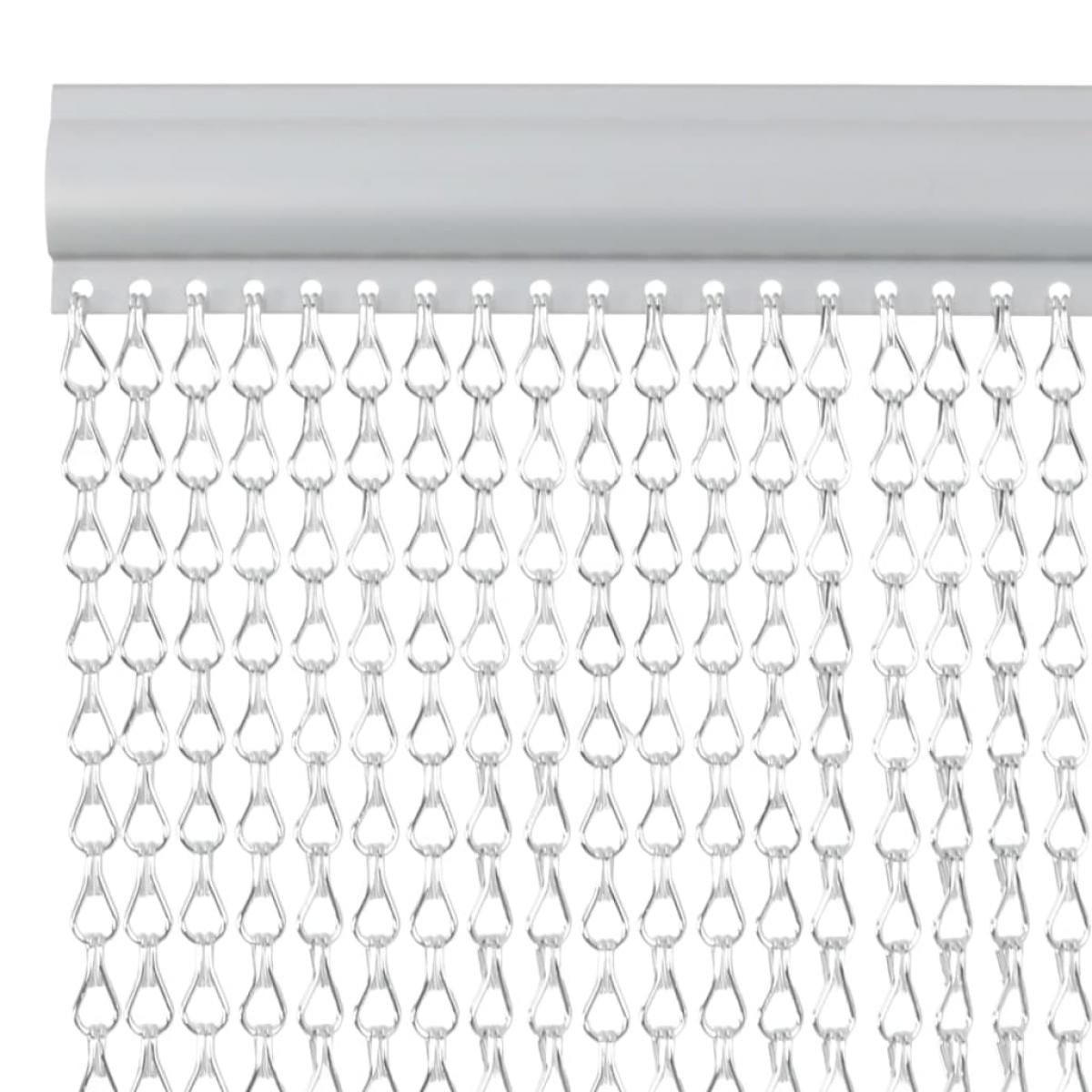 Mosquitera de cadena para puerta aluminio 80x201 cm
