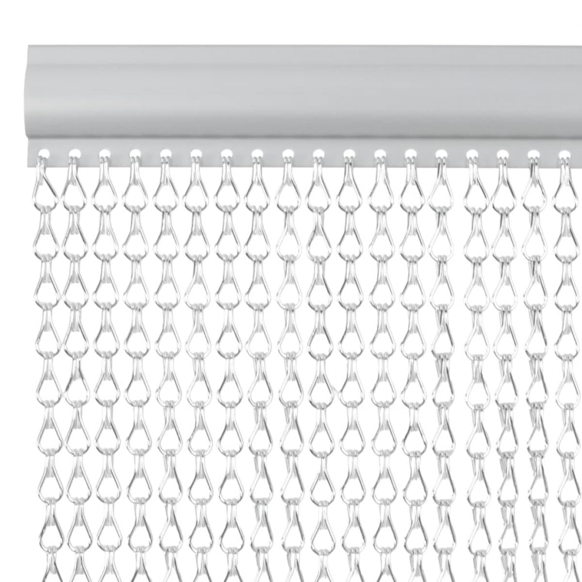 Mosquitera de cadena para puerta aluminio 100x212 cm