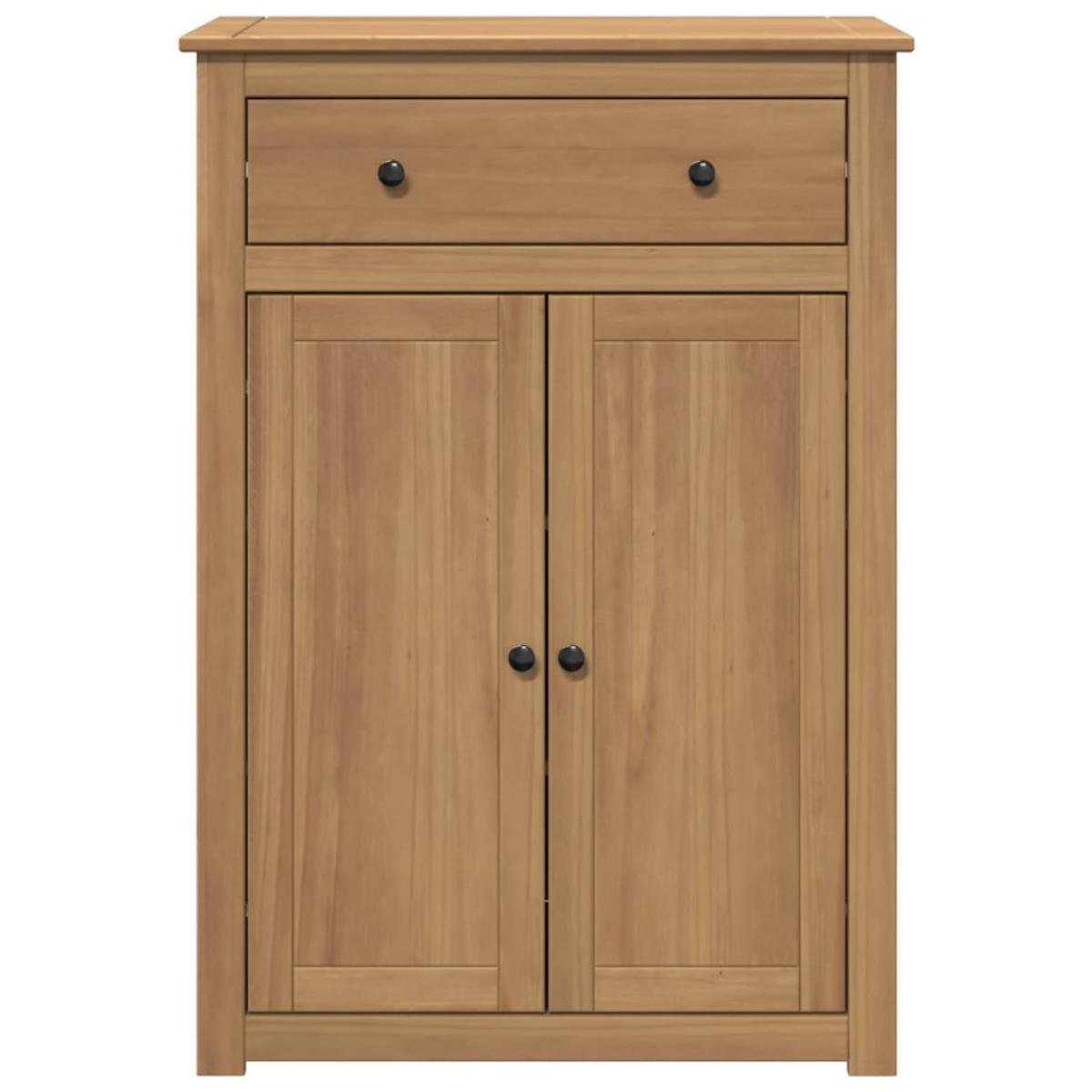 Mueble zapatero Panama madera maciza de pino 80x40x114 cm