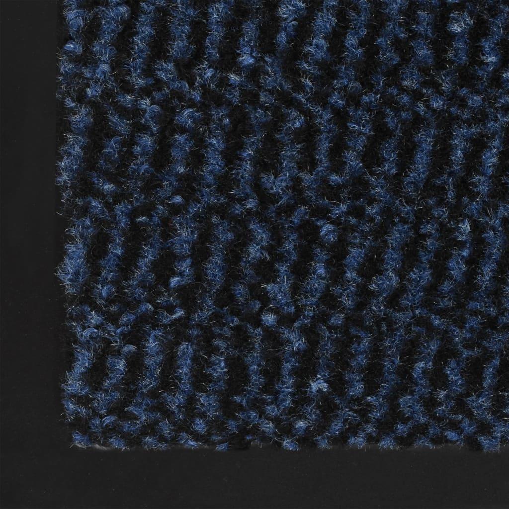 Alfombra de entrada rectangular de nudo 120x180 cm antracita