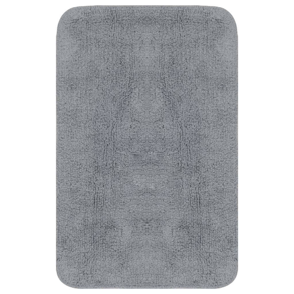 Conjunto de alfombras de baño de tela 2 piezas turquesa