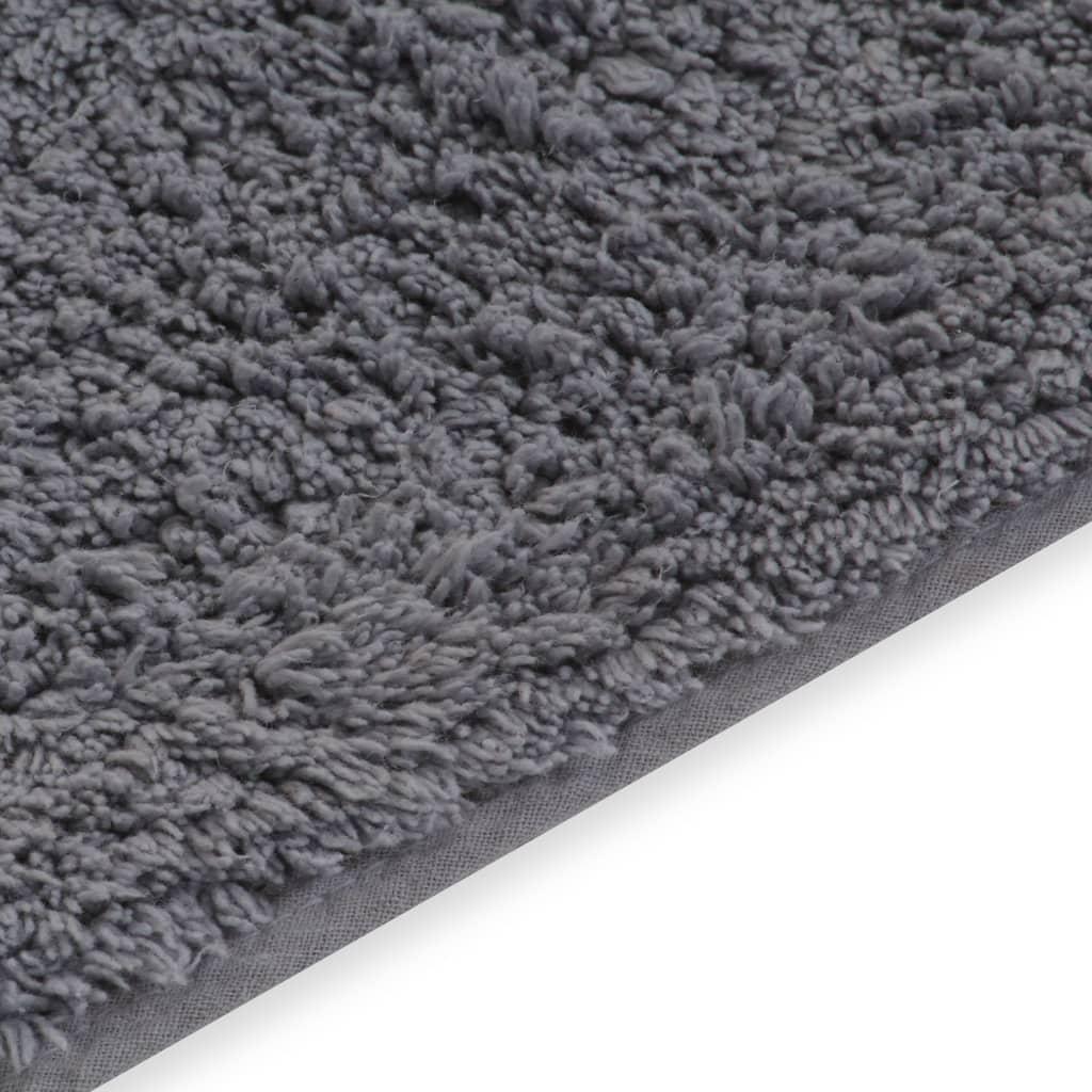 Conjunto de alfombras de baño de tela 2 piezas turquesa