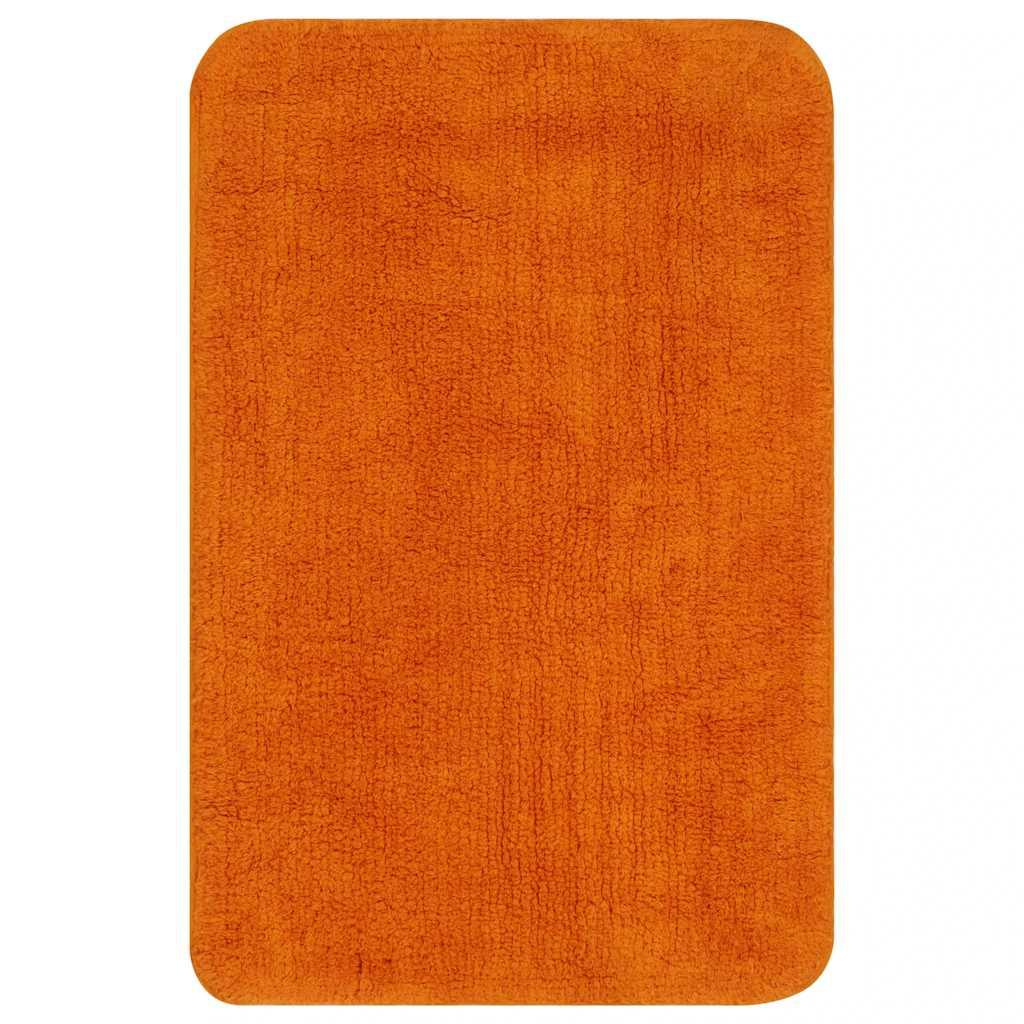 Conjunto de alfombrillas de baño de tela 2 piezas antracita