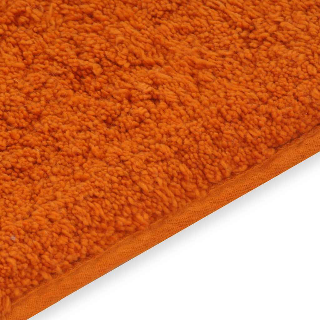 Conjunto de alfombrillas de baño de tela 2 piezas antracita