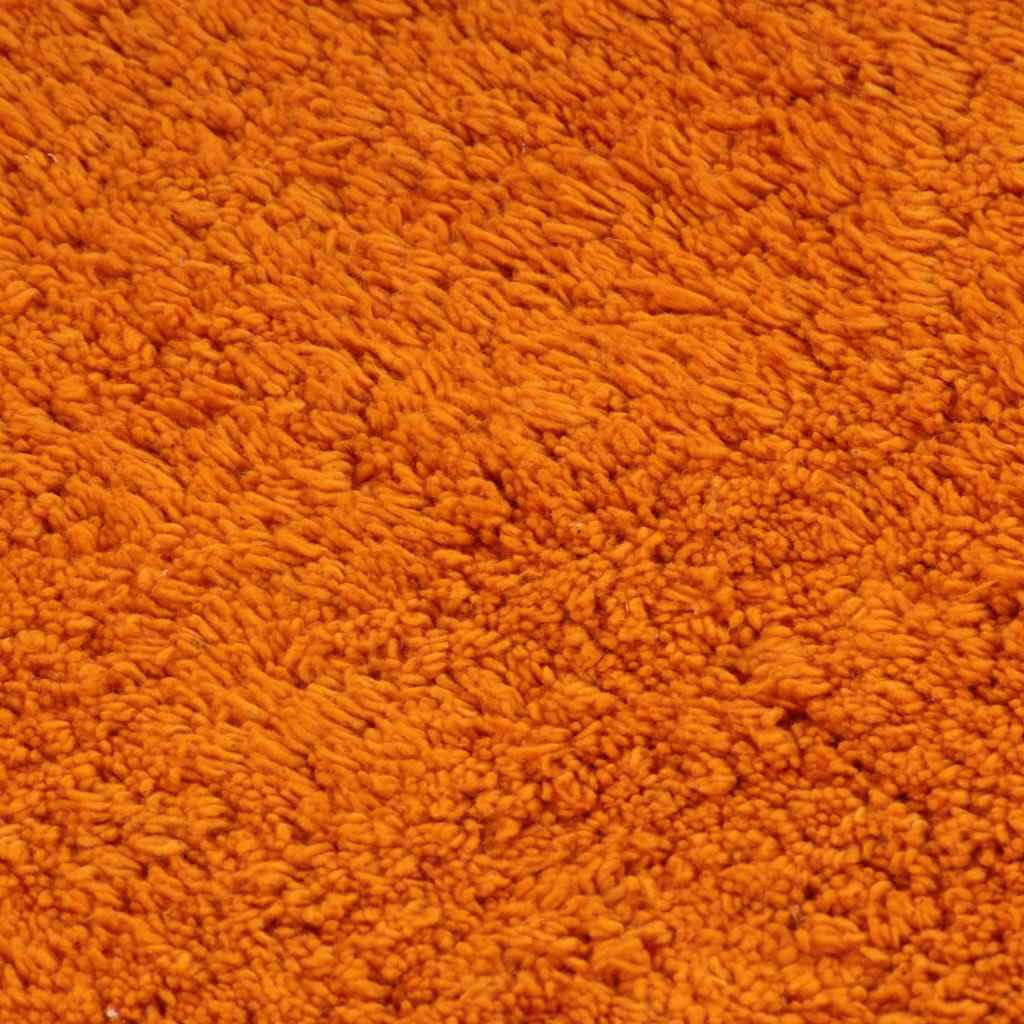 Conjunto de alfombrillas de baño de tela 2 piezas antracita
