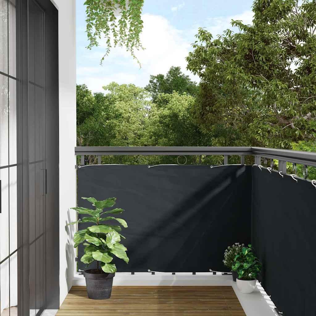 Biombo para balcón de tela oxford antracita