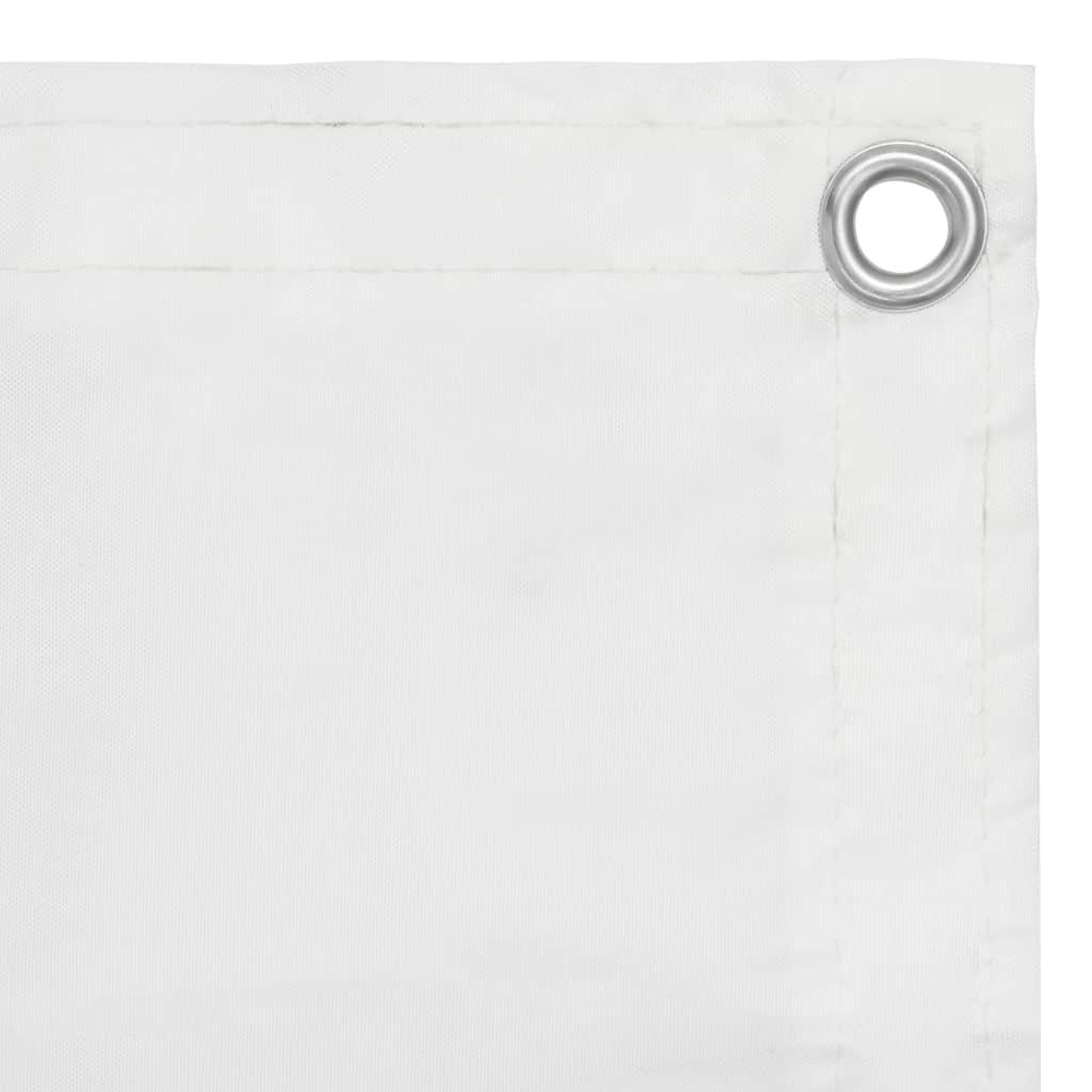 Toldo para balcón tela oxford gris antracita y blanco 75x400 cm