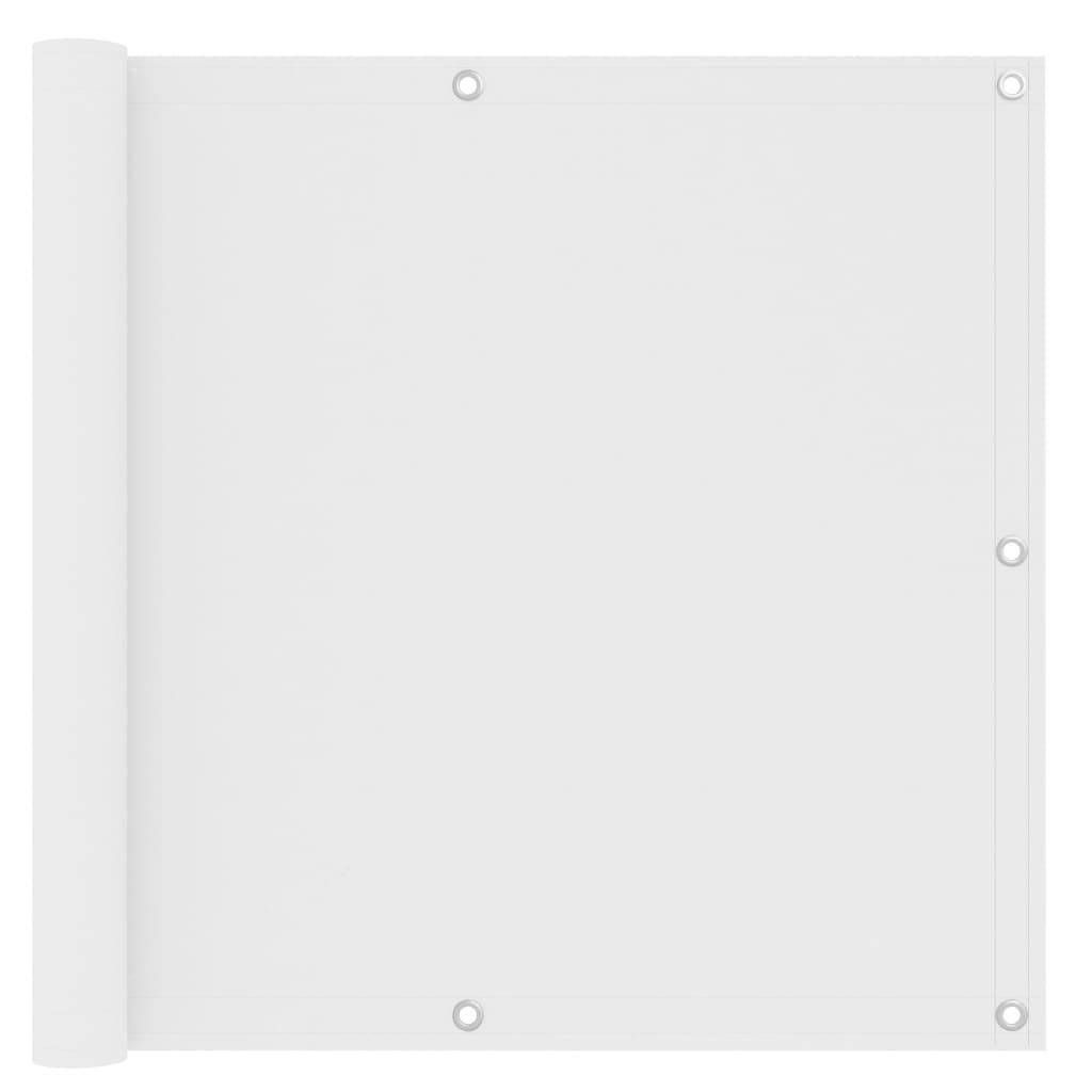 Toldo para balcón tela oxford gris antracita y blanco 90x300 cm