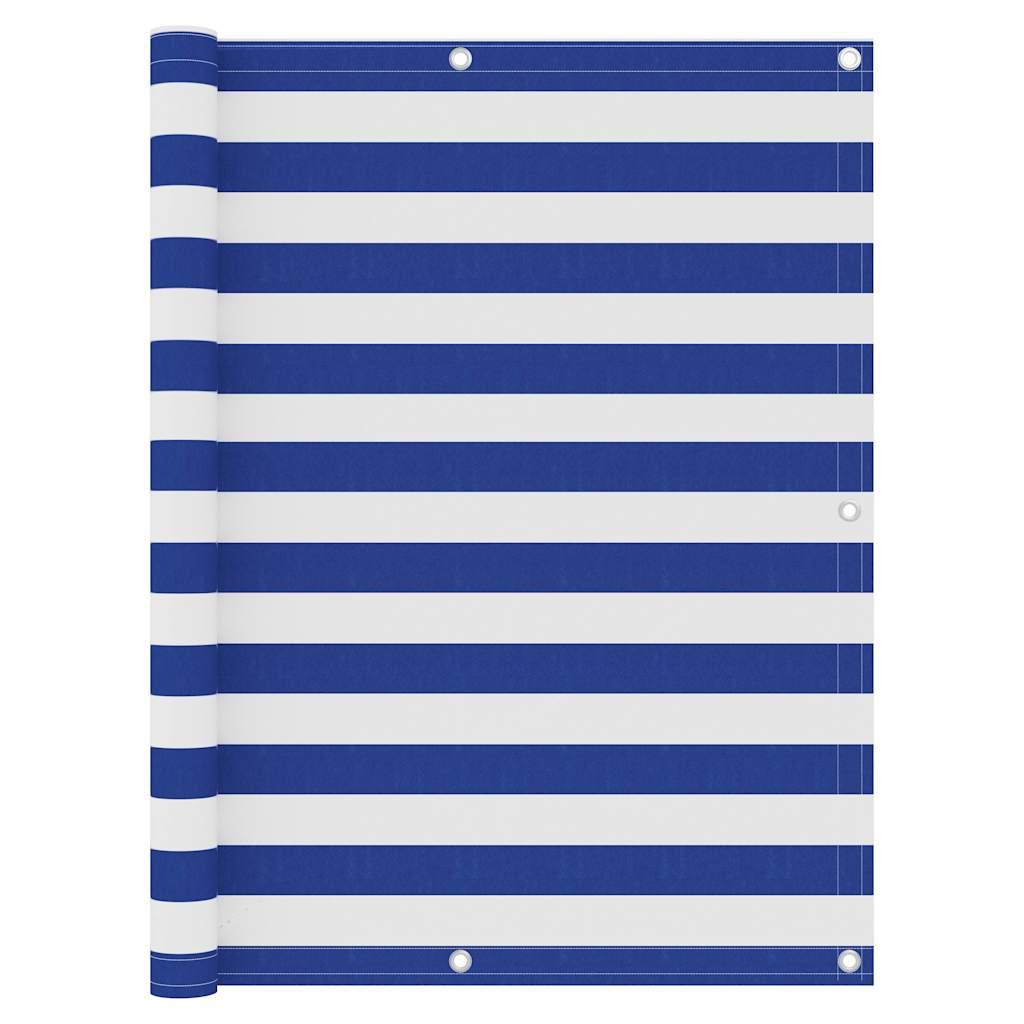 Toldo para balcón tela oxford gris antracita y blanco 120x300cm