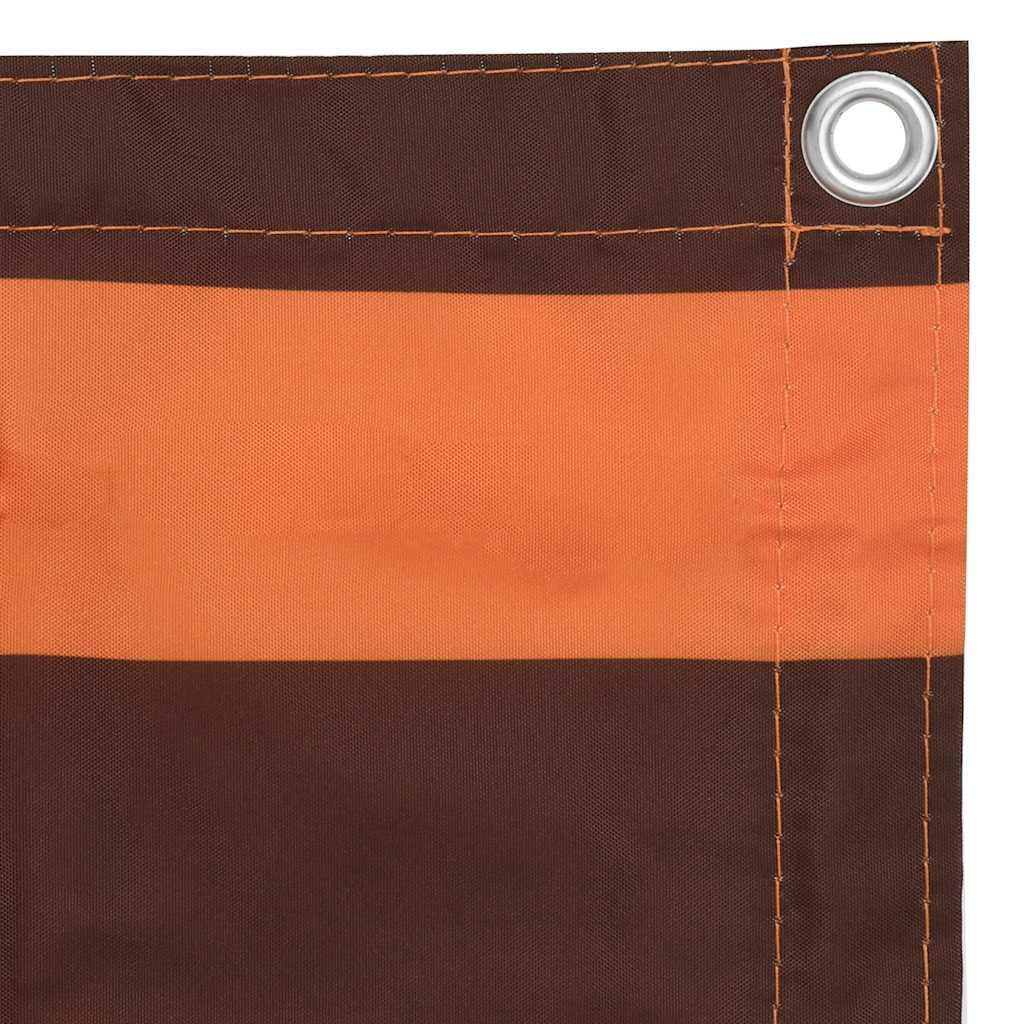 Toldo para balcón tela oxford gris antracita y blanco 75x300 cm