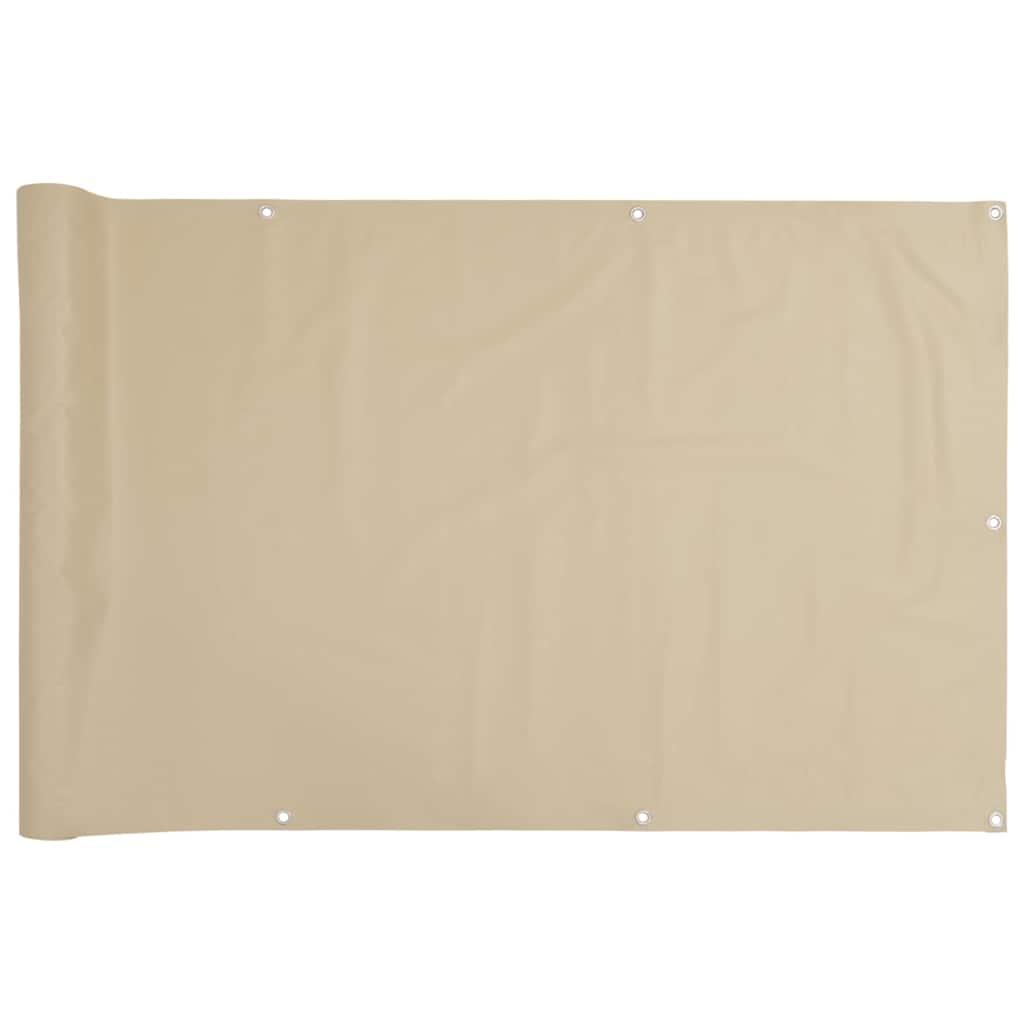 Toldo para balcón tela oxford gris antracita y blanco 90x300 cm