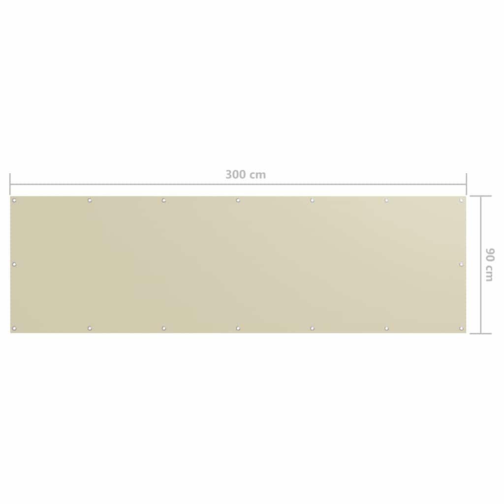 Toldo para balcón tela oxford gris antracita y blanco 90x300 cm