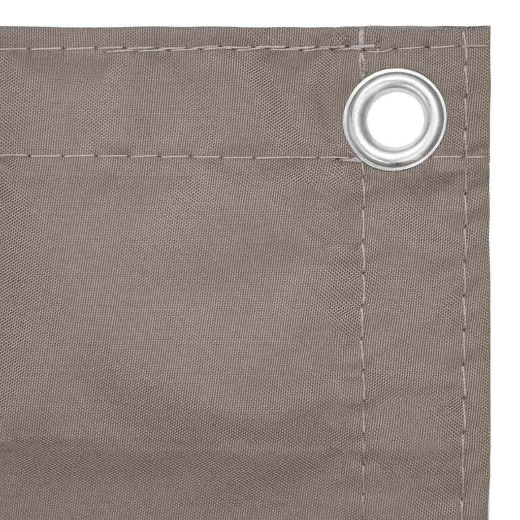 Toldo para balcón tela oxford gris antracita y blanco 75x300 cm