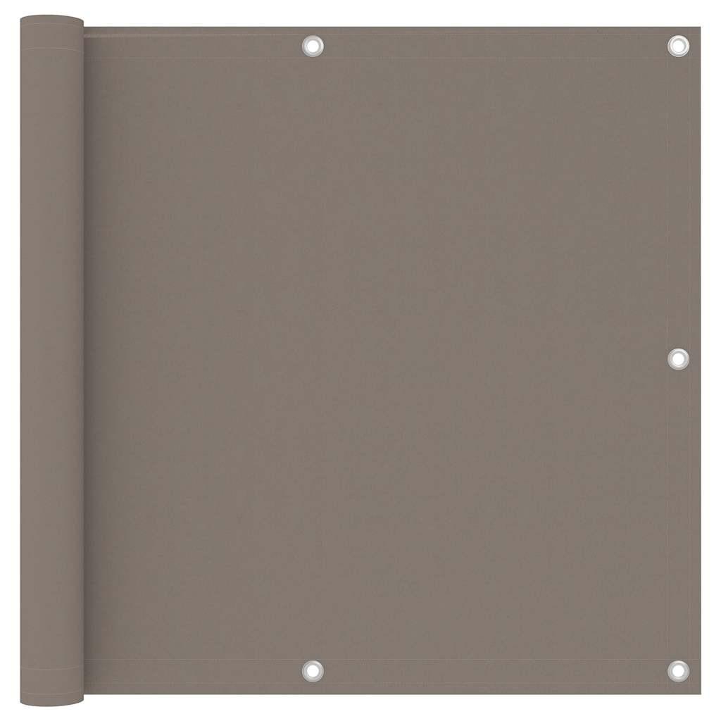Toldo para balcón tela oxford gris antracita y blanco 90x300 cm