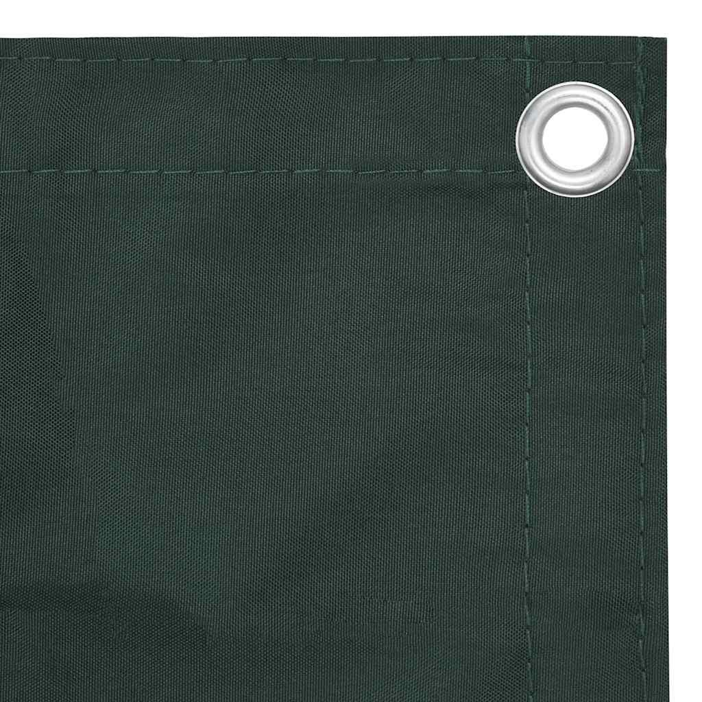 Toldo para balcón tela oxford gris antracita y blanco 75x300 cm
