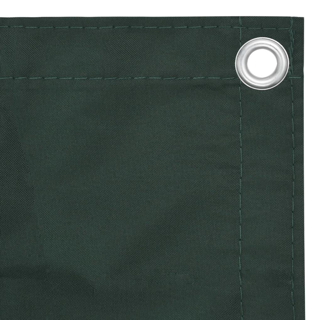 Toldo para balcón tela oxford gris antracita y blanco 75x400 cm