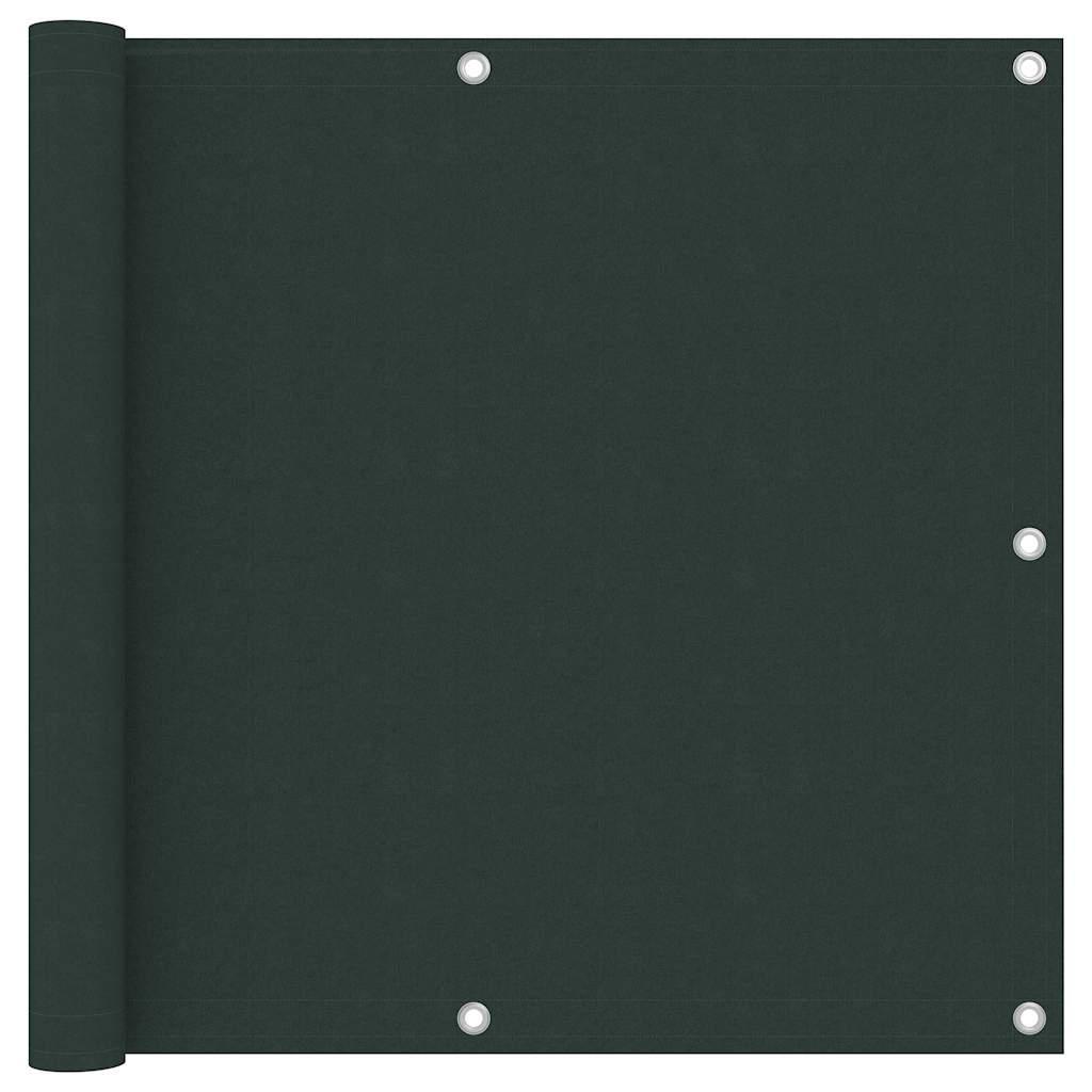 Toldo para balcón tela oxford gris antracita y blanco 90x300 cm