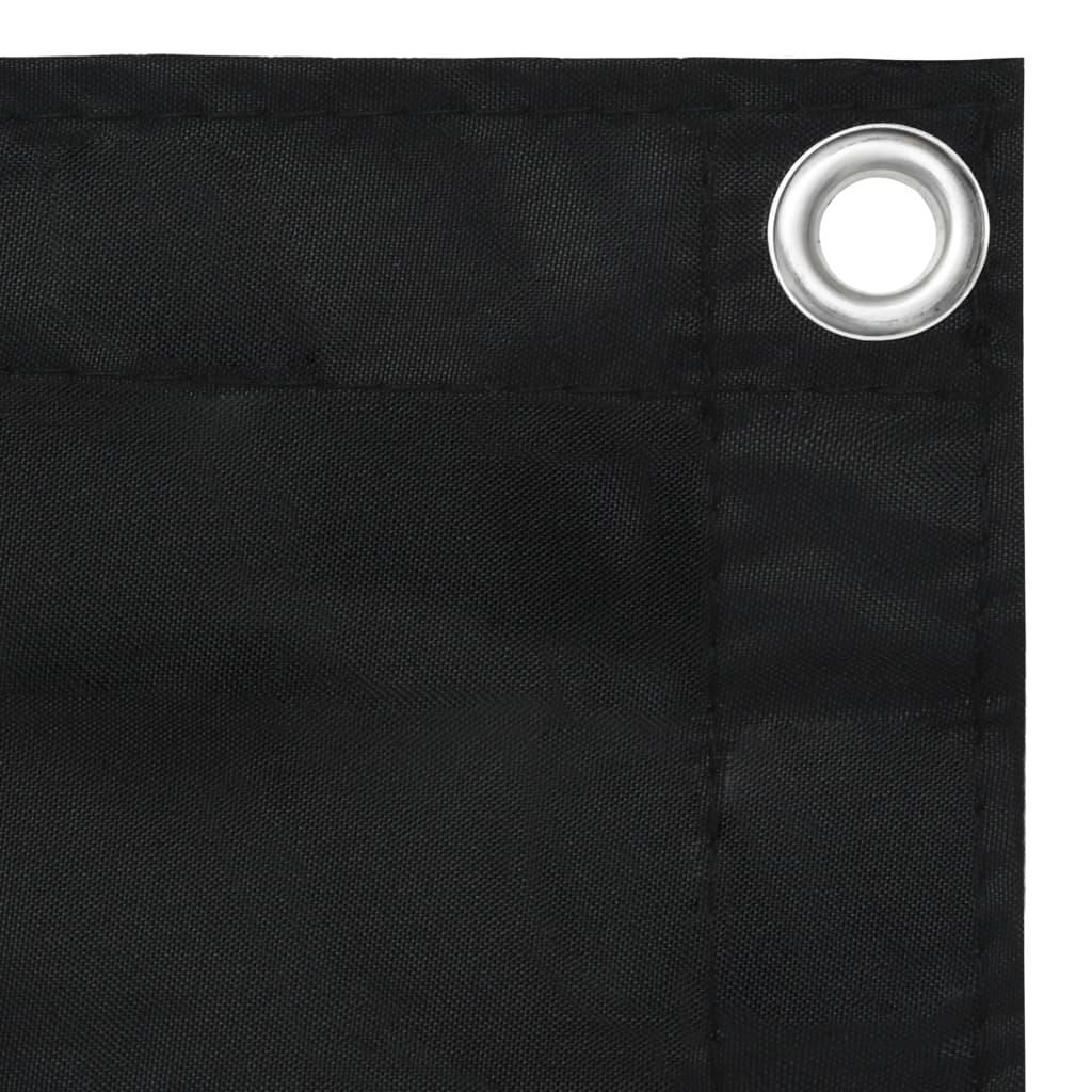 Toldo para balcón tela oxford gris antracita y blanco 75x400 cm