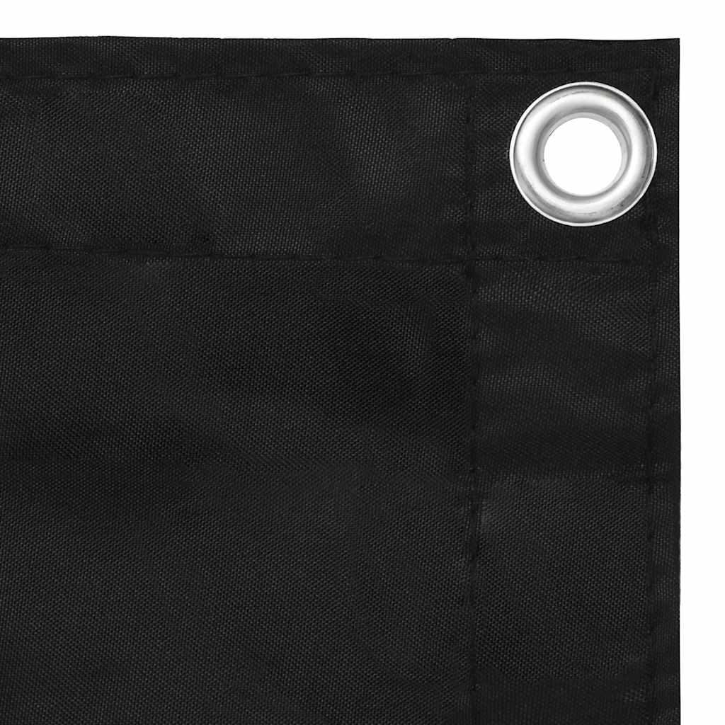 Toldo para balcón tela oxford gris antracita y blanco 75x500 cm