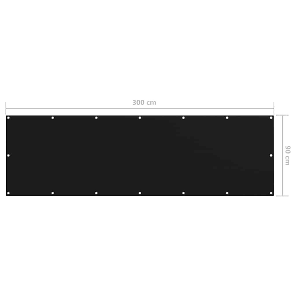 Toldo para balcón tela oxford gris antracita y blanco 90x300 cm