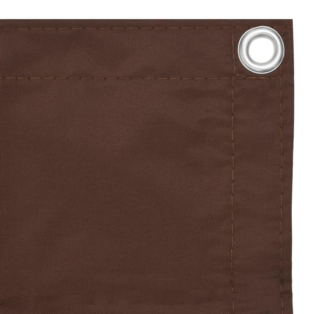 Toldo para balcón tela oxford gris antracita y blanco 120x300cm