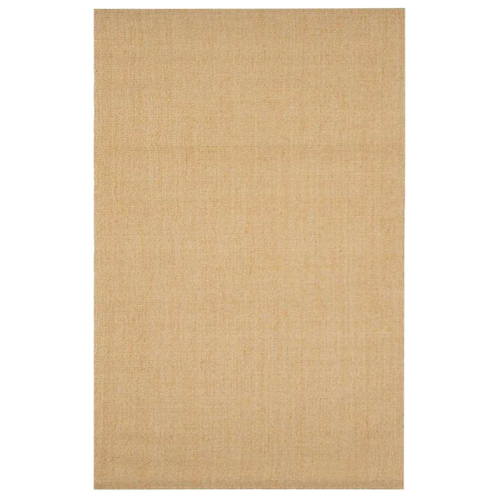 Alfombra de sisal natural 100x100 cm
