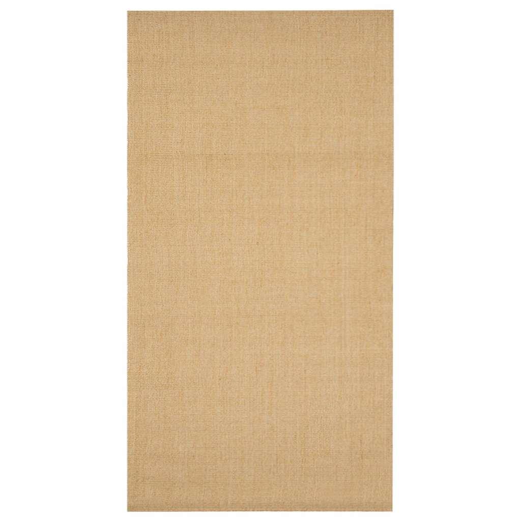 Alfombra de sisal natural 100x150 cm