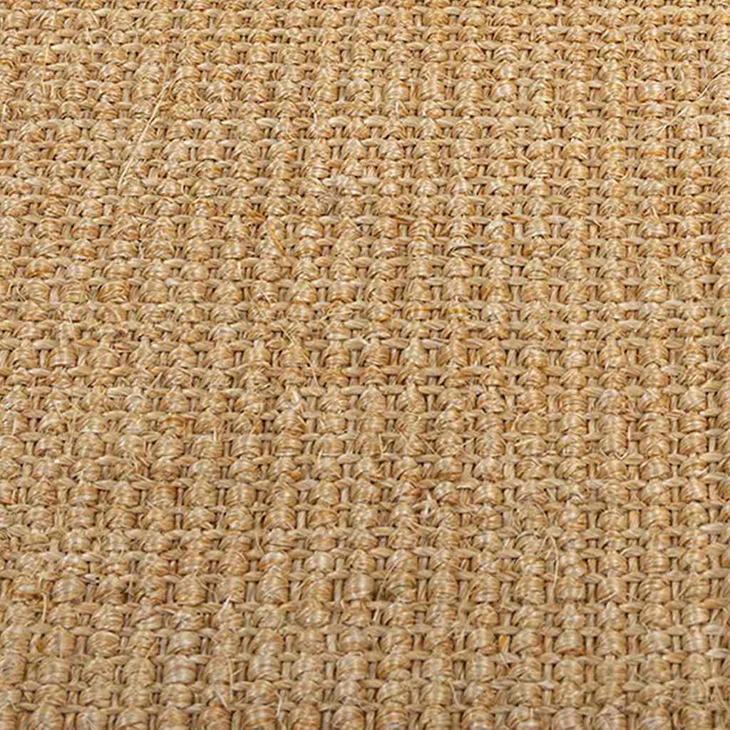 Alfombra de sisal natural 100x100 cm