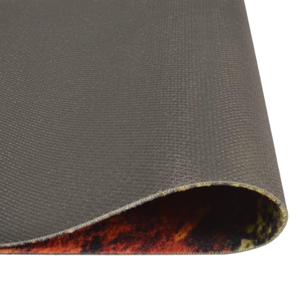 Alfombra de cocina lavable terciopelo cuchara especias