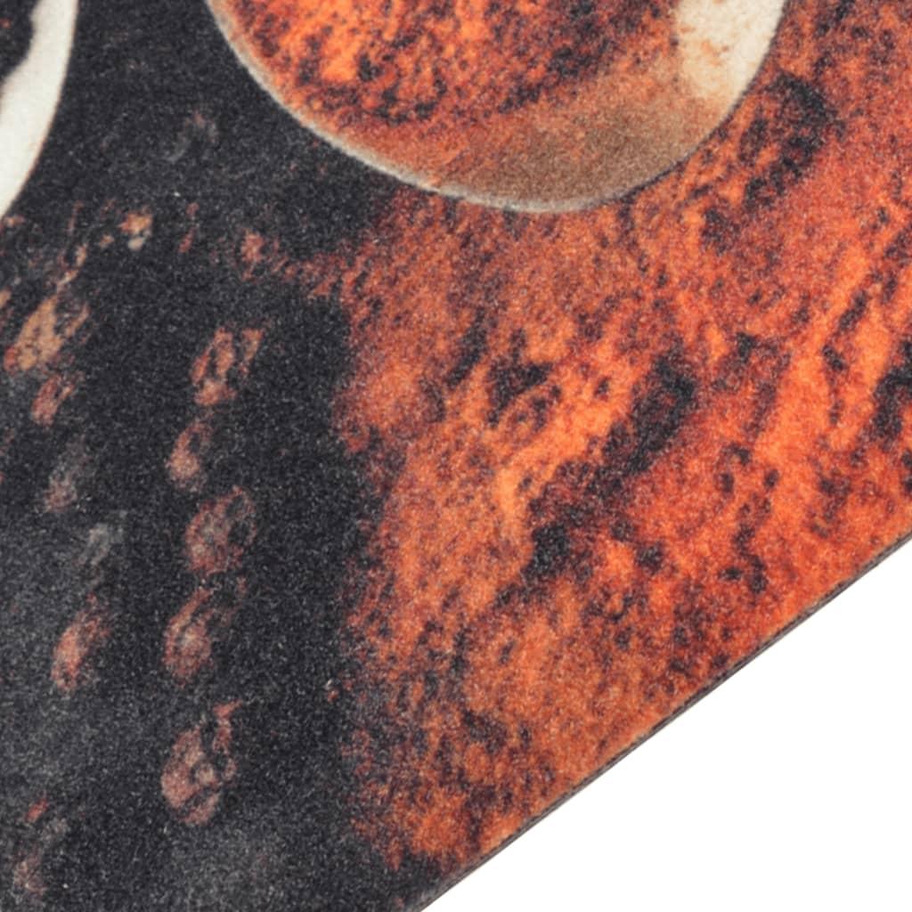 Alfombra de cocina lavable terciopelo cuchara especias