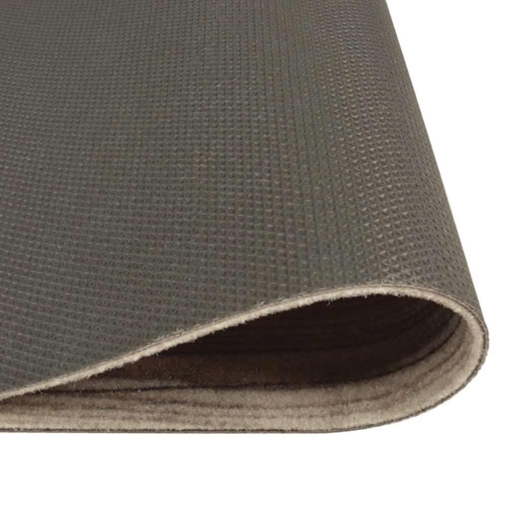 Alfombra de cocina lavable terciopelo Cooking negro 60x180 cm