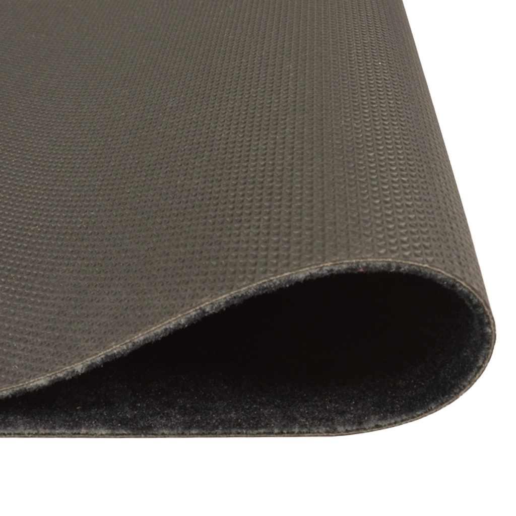 Alfombra de cocina lavable terciopelo Cooking negro 60x180 cm