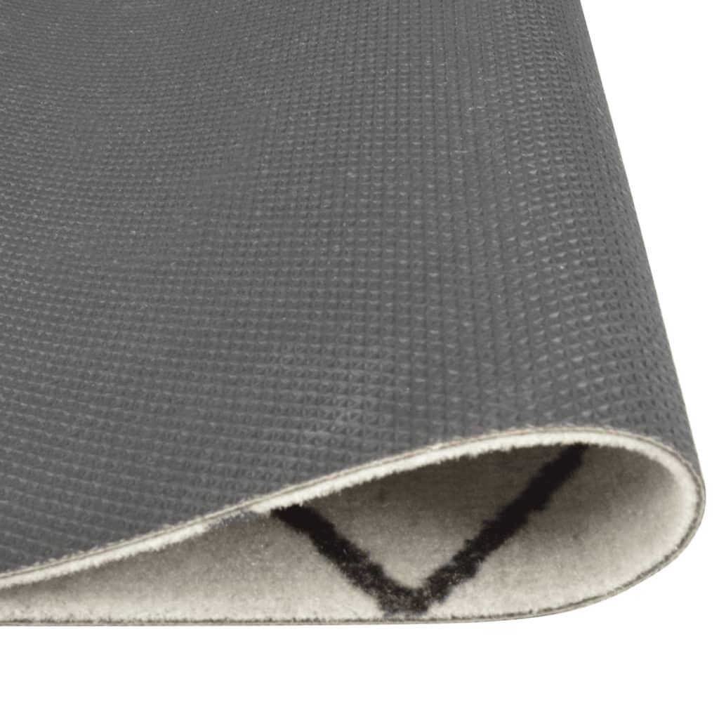 Alfombra de cocina lavable terciopelo cuadrados 45x150 cm