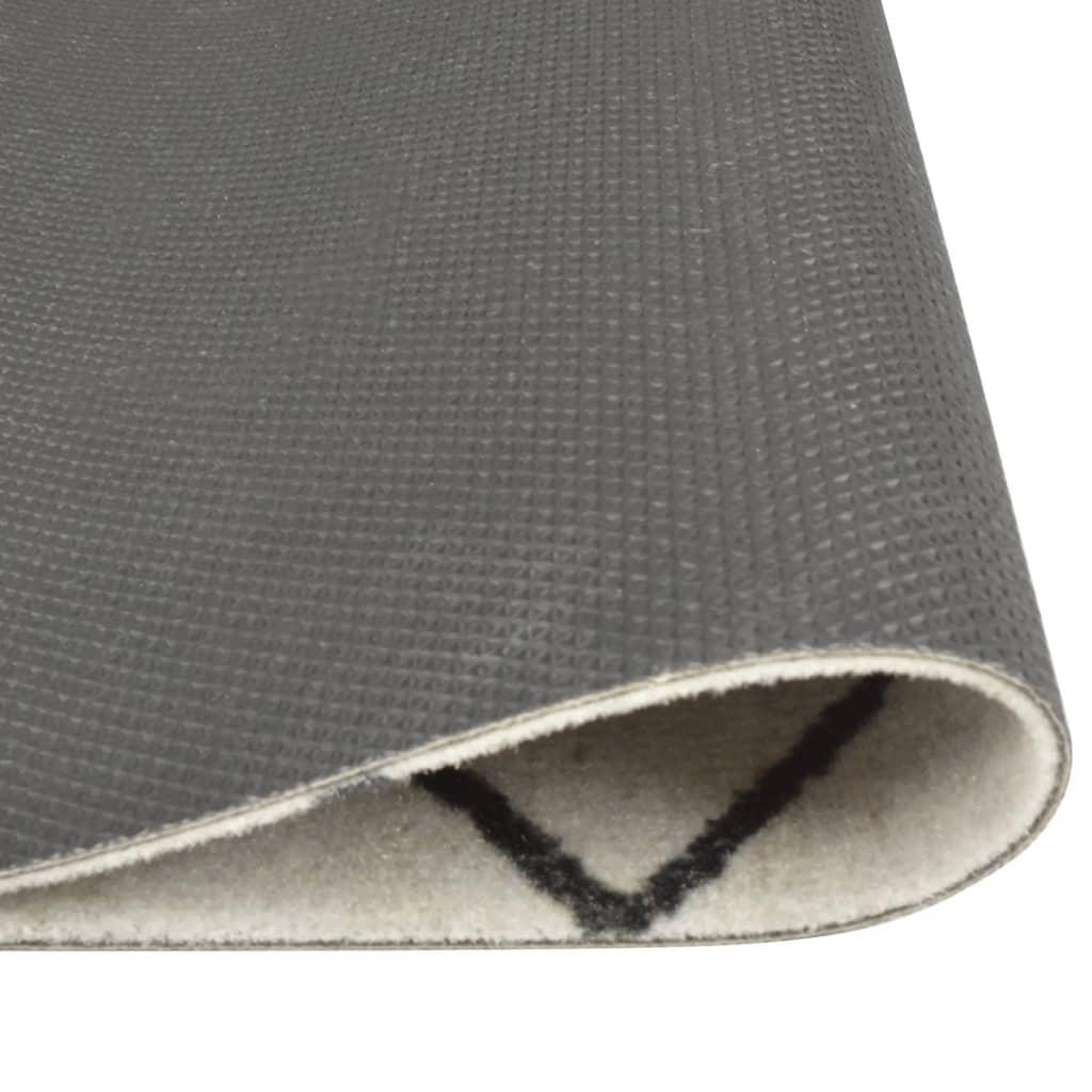 Alfombra de cocina lavable terciopelo cuadrados 45x150 cm