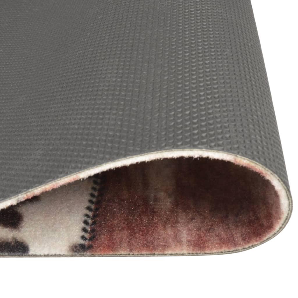 Alfombra de cocina lavable terciopelo piel
