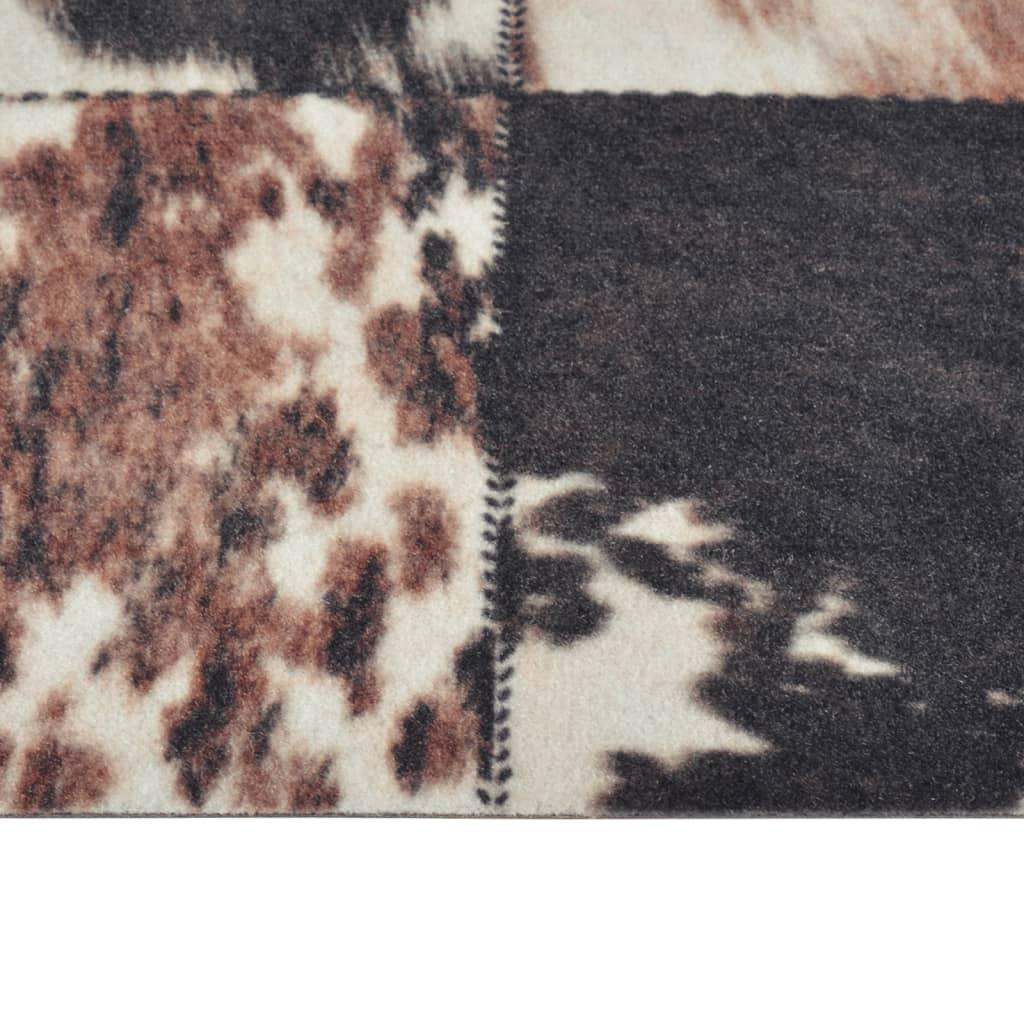 Alfombra de cocina lavable terciopelo piel