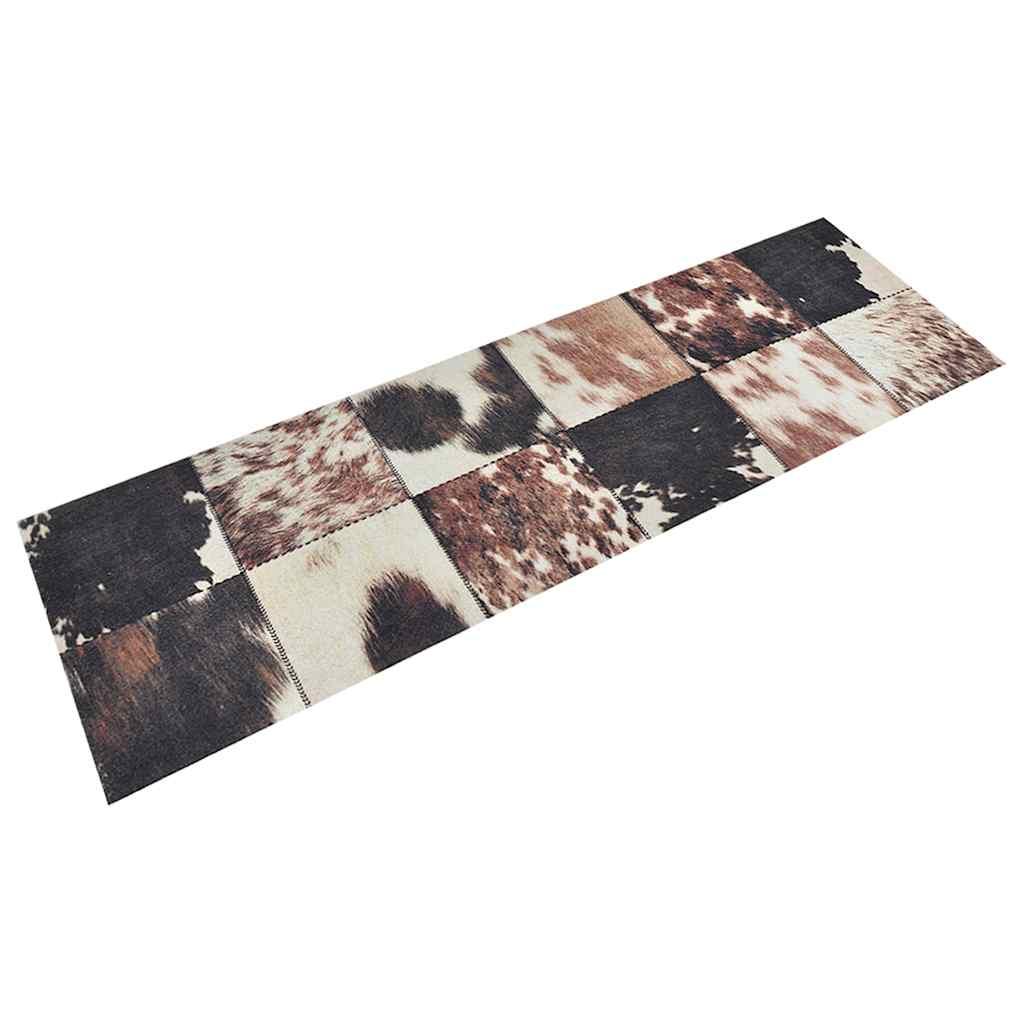 Alfombra de cocina lavable terciopelo piel