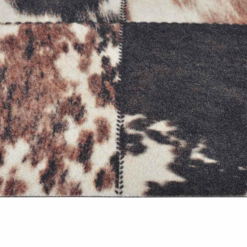 Alfombra de cocina lavable terciopelo piel