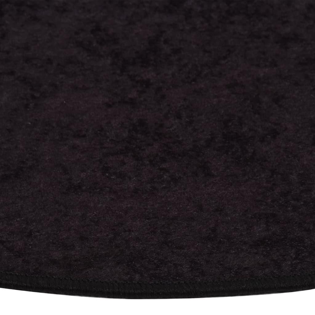 Alfombra lavable negro y blanco 120x180 cm