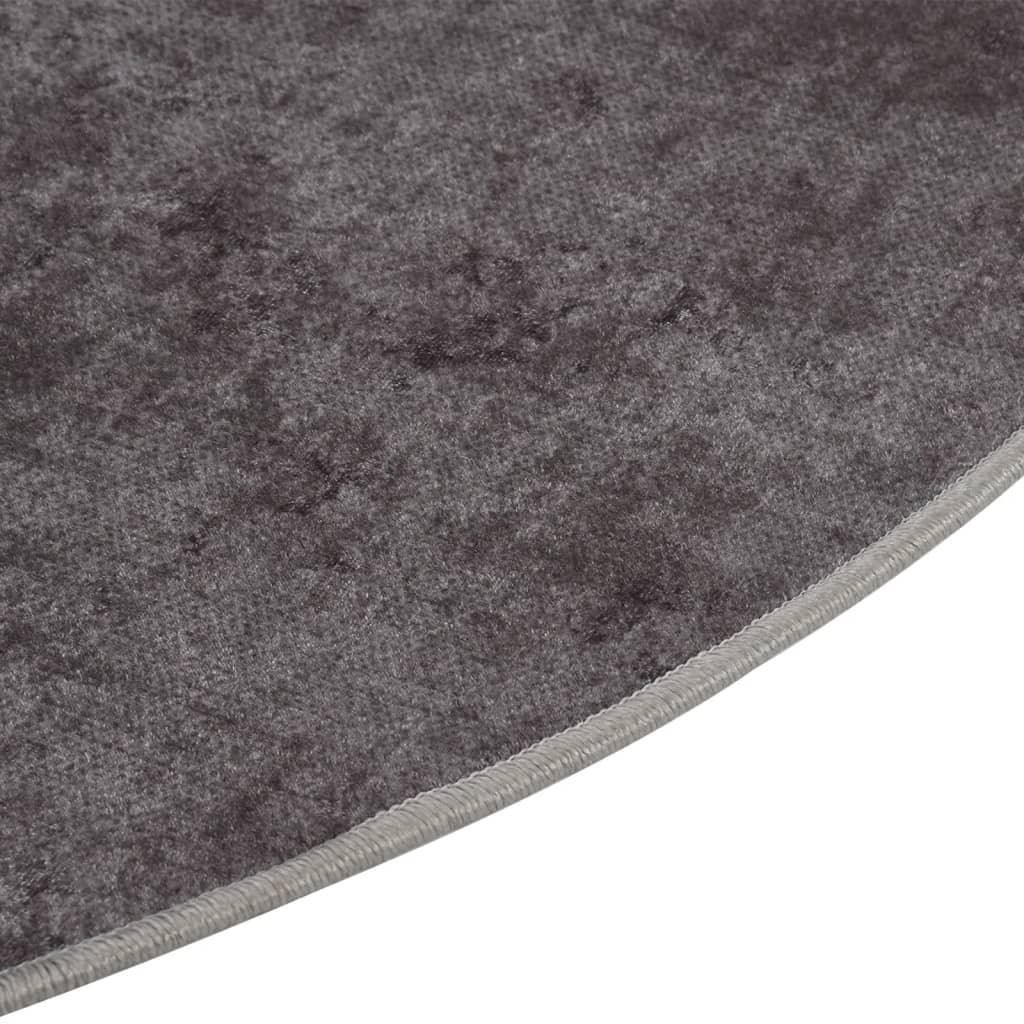 Alfombra lavable negro y blanco 120x180 cm