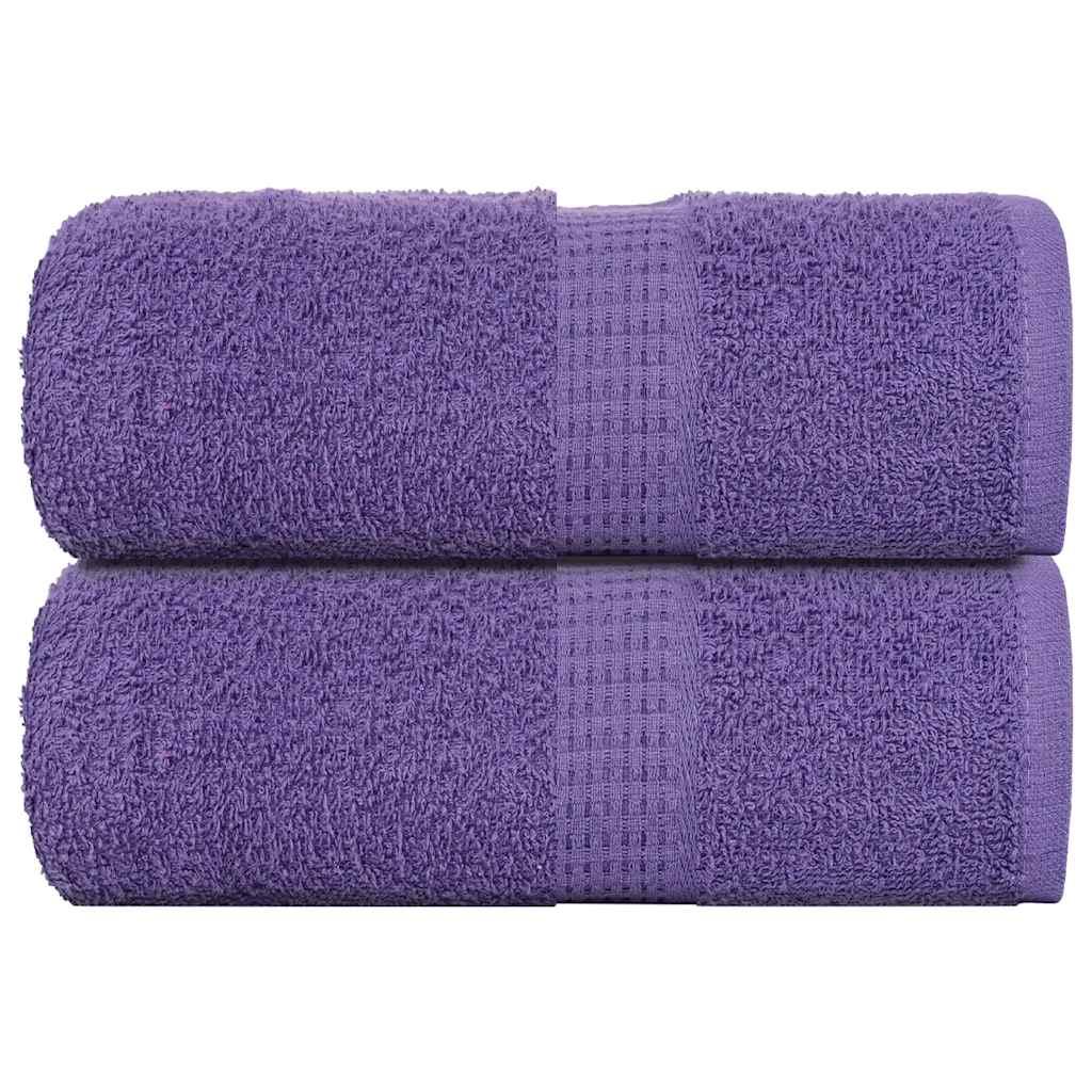 Toallas de mano FROGN 2 uds morado 50x100 cm 360 g/m²