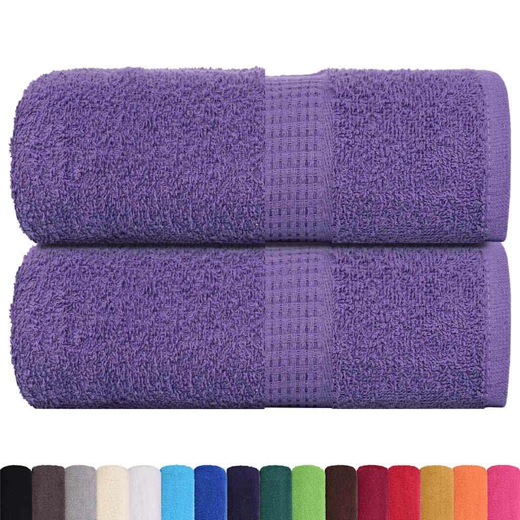 Toallas de mano FROGN 2 uds morado 50x100 cm 360 g/m²